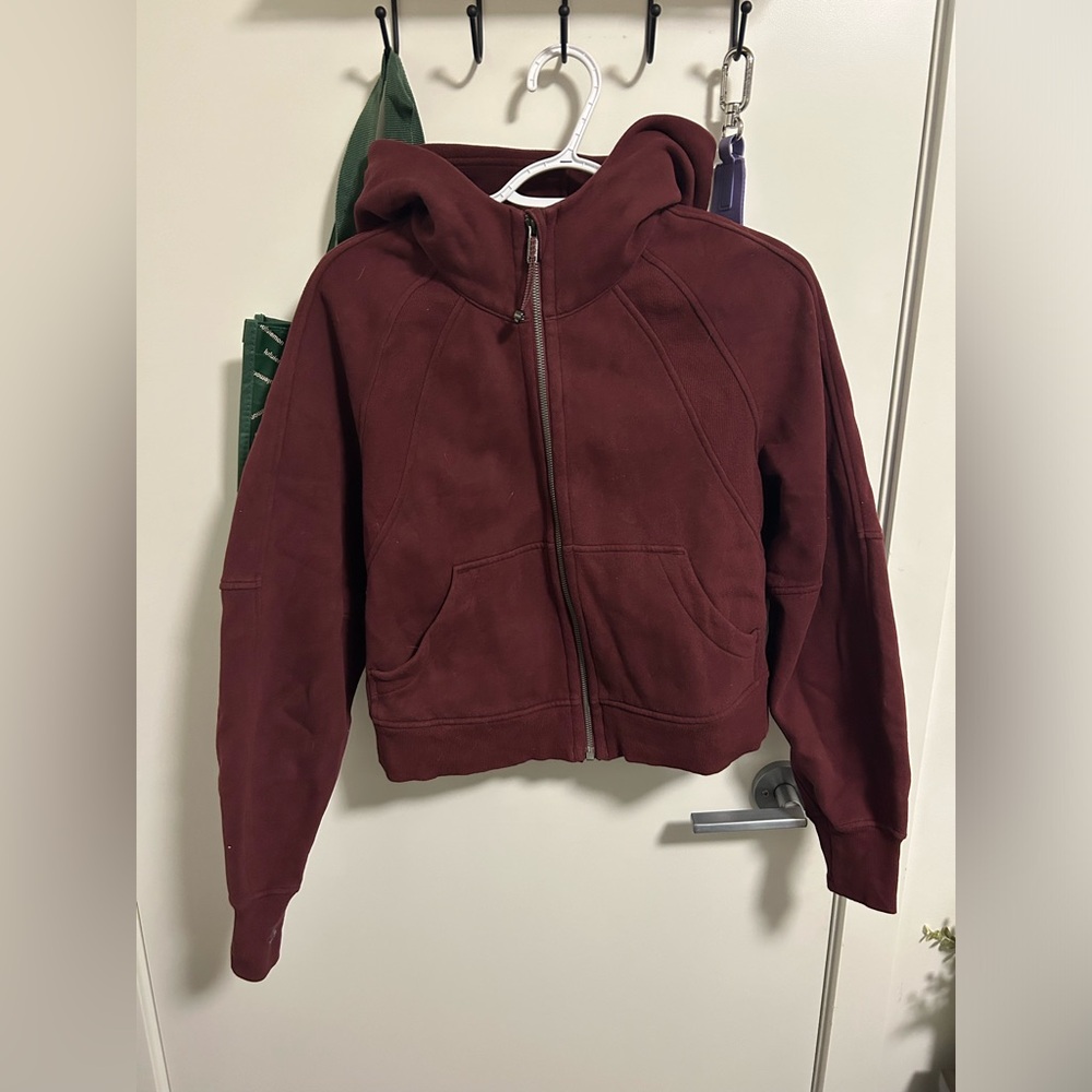 lululemon oversized scuba cropped full zip